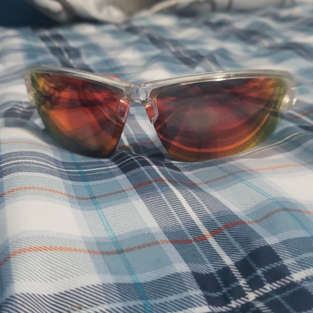 Mens red tint sunglasses